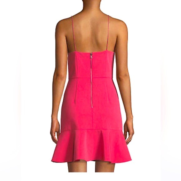Alice + Olivia Andalasia Fit & Flare Pink Mini Dress 8 - Picture 2 of 8